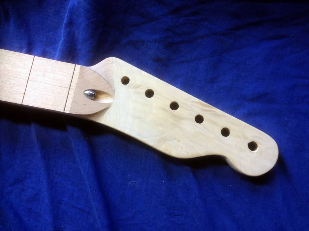 Special headstock detail for extra strength