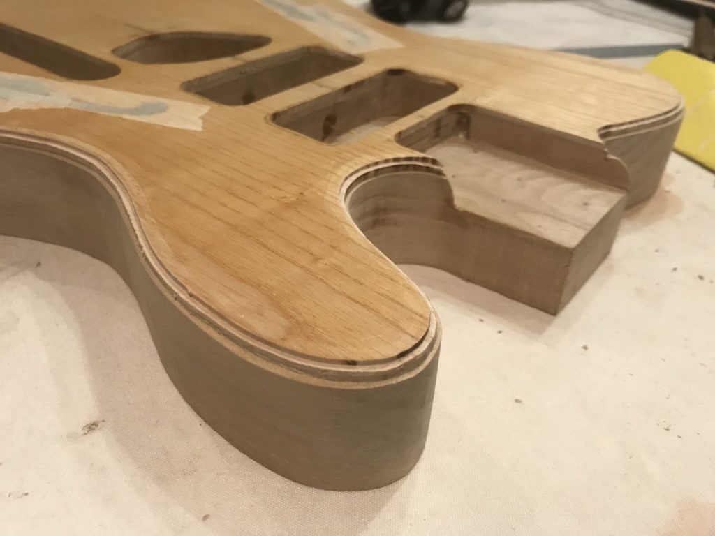 Rebates for purfling & binding