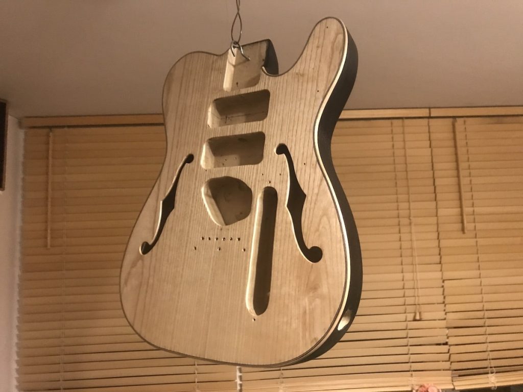 1st coat of French polish